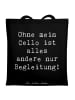 Mr. & Mrs. Panda Shopper Spruch Zeichenllo Magie mit Spruch in Schwarz