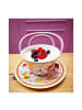 Blond Amsterdam Schale Rosa Rand in Bunt - 14cm