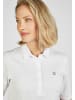 Rabe Knopfleisten T-Shirt für Damen in Weiß
