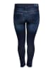 ONLY Carmakoma Skinny Stretch Jeans Curvy Plus Size Denim CARWILLY Übergröße in Dunkelblau