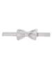 Finshley & Harding London Fliege und Einstecktuch in hellgrau - 0009