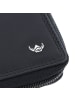 Golden Head Polo Geldbörse RFID Schutz Leder 12.5 cm in schwarz
