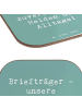 Mr. & Mrs. Panda Untersetzer Glas Spruch Briefträger Helden mit ... in Meeresbrise