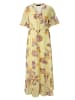 Aniston CASUAL Sommerkleid in gelb-lila-flieder-orange