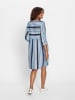 WITT WEIDEN Kleid in marine-himmelblau-gestreift