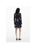 Desigual Schwarzes Viskosekleid