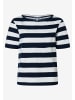 More & More T-Shirt in marine weiß