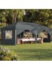 SONGMICS Pavillon Sheld in Dunkelgrau - (B)300 x (H)264 x (T)600 cm