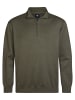 Petrol Industries Plus Size Strick-Halbzip-Pullover Jackson in Grün