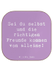 Mr. & Mrs. Panda gläseruntersetzer Spruch Neue Freunde finden mi... in Lavendeltraum