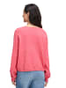 CARTOON Strickpullover mit Rundhalsausschnitt in Bright Red Melange