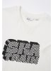 Ben Sherman T-Shirt Ska Type Print Tee in ivory