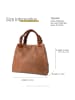 Toscanto Leder Handtasche, Umhängetasche Toscanto Tasche braun ca. 31cm