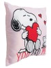 Snoopy Peanuts Snoopy Kissen You and Me Plüsch Zierkissen 40 x 40 cm in rosa