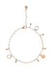 NAEMI Women Anklet in Rose Gold Orange