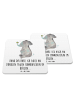 Mr. & Mrs. Panda Gläseruntersetzer Elefant Biene mit Spruch in Weiß