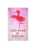 Mr. & Mrs. Panda Gästehandtuch Flamingo Yoga mit Spruch in Aquarell Pink