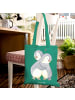 Mr. & Mrs. Panda Tote Bag Pinguine Kuscheln ohne Spruch in Mint