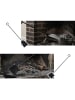 relaxdays 2-teiliges Kamin-Kehrset in Schwarz