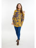 VIRITA Women Poncho-Pullover in Curry