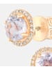 Diamant L'éternel Ohrstecker aus 375 Roségold mit Diamant mit Amethyst