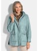 GOLDNER Stilvolle Übergangsjacke mit Kapuze in graugrün