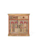 Giner y Colomer Sideboard mit 2 Schubladen und 2 handbemalten Türen in Multicolored