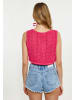 myMo Damen Crop-Top in Pink
