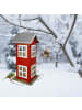 relaxdays Vogelhaus in Rot - (B)12 x (H)26 x (T)12 cm