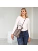 Florence Florence Schultertasche Leder grau ca. 38cm