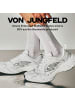 von Jungfeld Crew-Socken Embossed in Brand - Pure White
