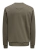 Only&Sons Rundhals Sweatshirt Eagles / Raiders NFL Weiches Langarm Pullover in Braun