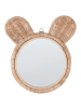 Beliani Wandspiegel ASHANTI in /Beige - (W) 30 x (H) 33 x (L) 2 cm Vertikal