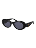 Trussardi Frauen Sonnenbrille Oval Schwarz