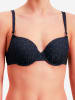 JOOP! Bügel-Bikini-Top Diamond Cornflower in Schwarz