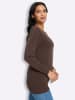 Sieh an! Longpullover in schoko