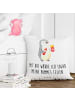 Mr. & Mrs. Panda kuschelkissen 40x40 Pinguin Pommes mit Spruch in Weiß