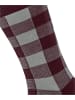 Burlington Buffalo Check Socke in Oxford