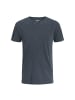 Jack and Jones 1er Pack JJESPLIT Neck Tee SS in Navy