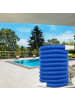 relaxdays Poolschlauch in Blau/Weiß - (B)10 m x Ø 32 mm