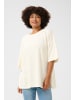 Cream T-shirt CRFria Oversize fit in Snow White