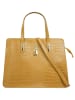 Cluty Handtasche echt Leder in gelb