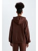 DeFacto Kapuzensweatshirt SWEATSHIRT in Braun