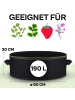 Praknu Hochbeet Pflanzsack Groß 2x 190L aus Vliesstoff - Mit Pflanzenstecker