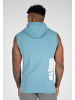 Gorilla Wear ärmelloses T-Shirt mit Kapuze - Oswego - Blue