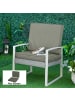 Outsunny Sitzkissen,56L x 52B x 7H cm,Dunkelgrau