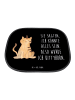 Mr. & Mrs. Panda Sonnenblende Einhorn Katze mit Spruch in Schwarz