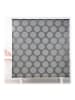 relaxdays Duschrollo Punkte in Grau - (B)160 x (H)240 cm