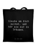 Mr. & Mrs. Panda Shopping Bag Spruch Glaube an sich selbst mit S... in Schwarz