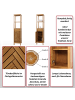 MCW Teak-Hochschrank M74 Badschrank